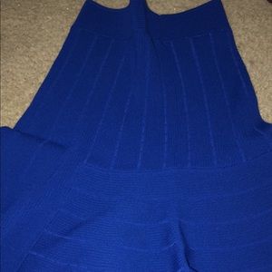 Blue High waisted skirt